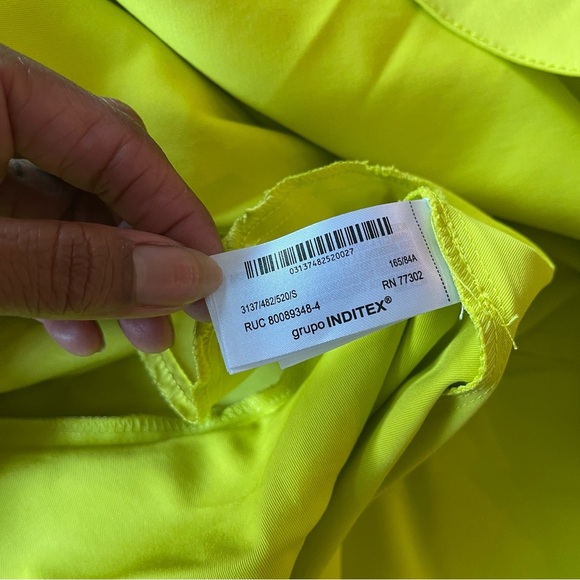 Zara Neon Yellow Dress - Picture 9 of 11